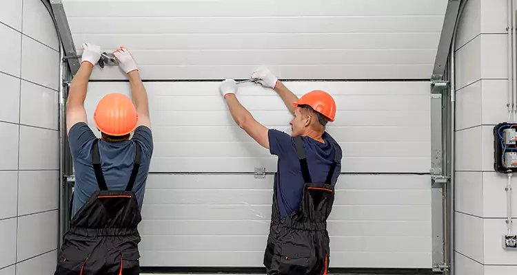 Garage Door Bottom Panel Repair in San Carlos Park, FL