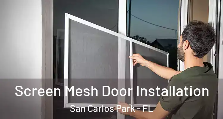  Screen Mesh Door Installation San Carlos Park - FL
